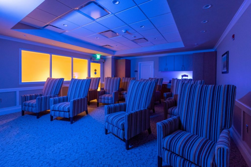 Ginger Cove Independent Living Movie Theater