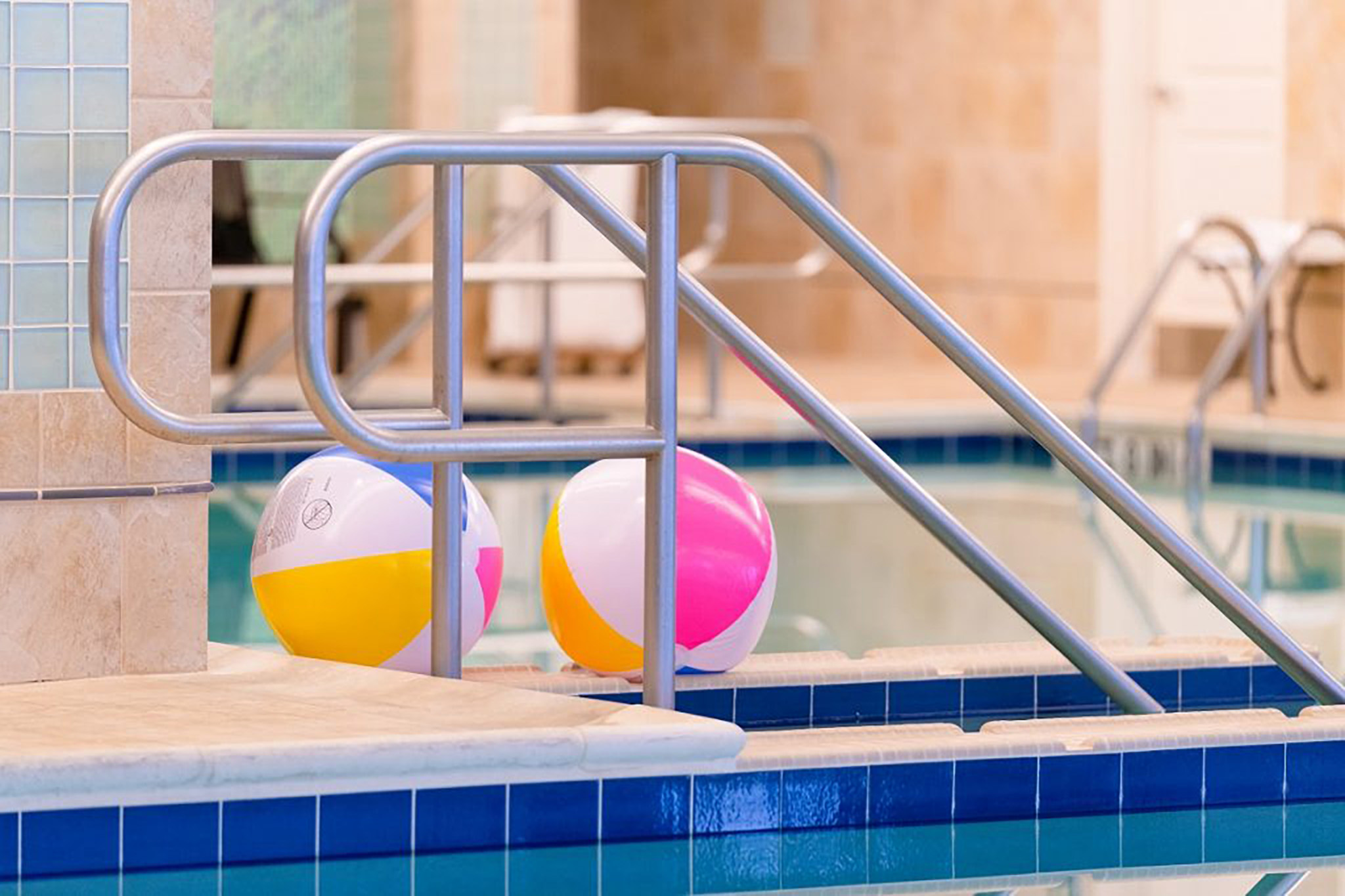 Ginger Cove pool with beach balls