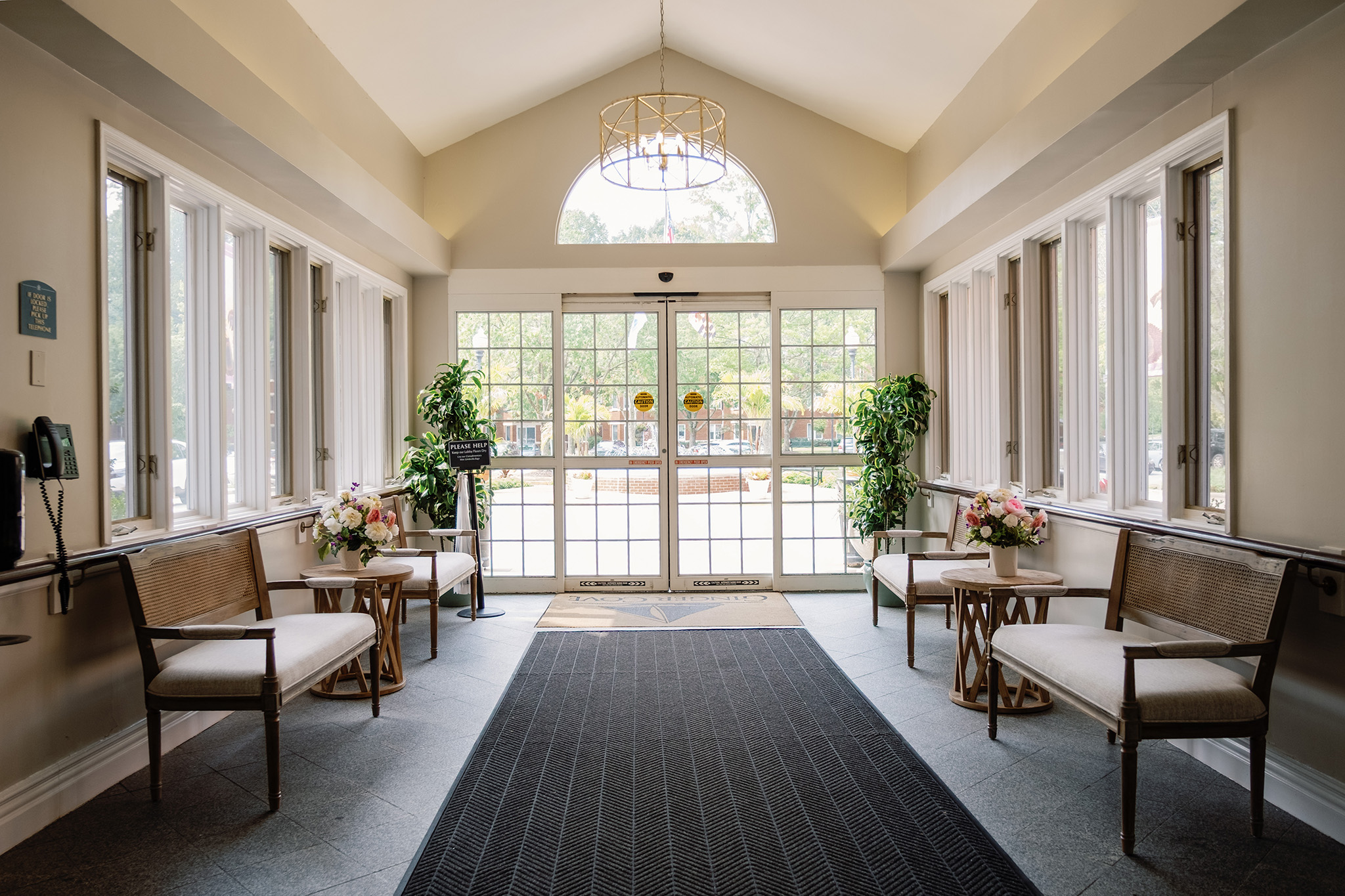 Ginger Cove main entrance interior