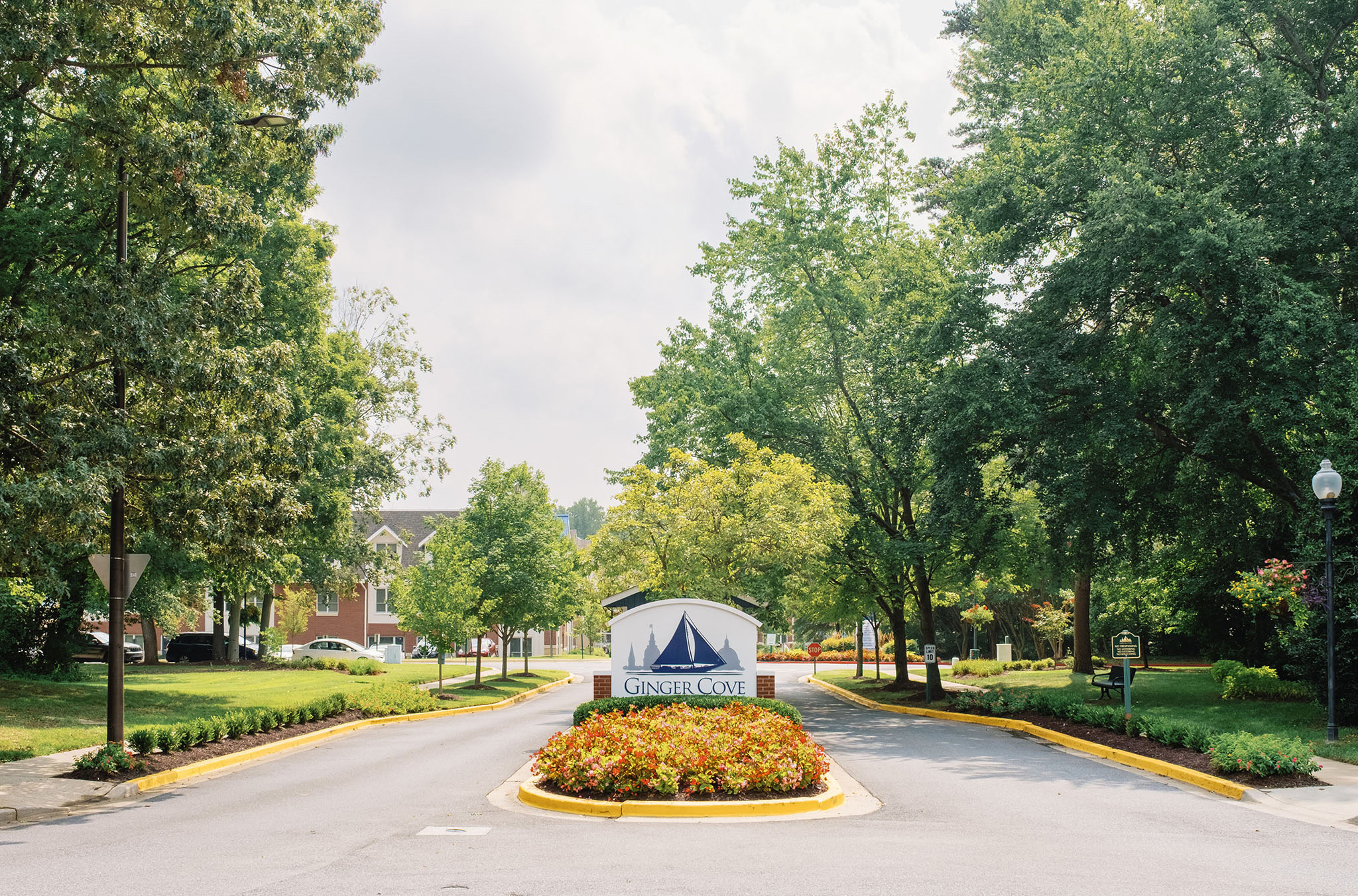 Ginger Cove main entrance to community